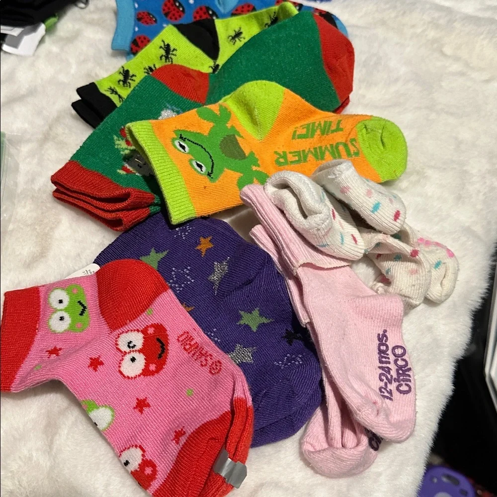 Bundle of 8 Fun & Playful Kids Socks Collection